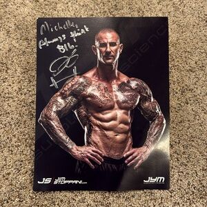Autographed picture from Jim Stoppani